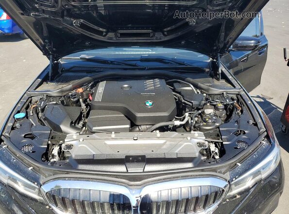 WBA5R1C50KAK09693 2019 BMW 3 SERIES Черный Вид задней части салона
