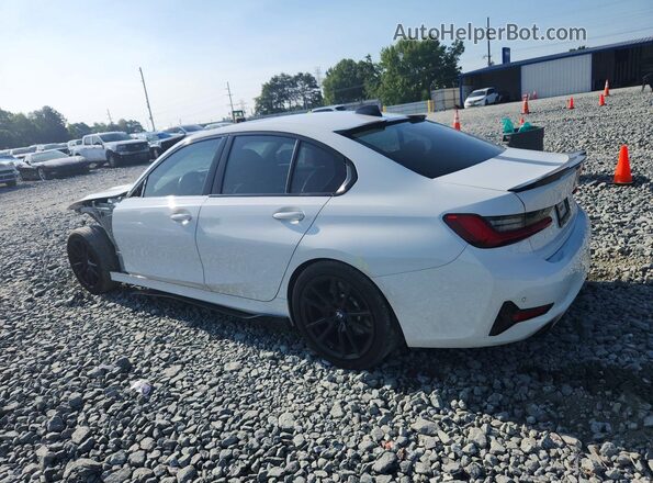WBA5R1C50KFH15255 2019 BMW 3 SERIES Белый Задняя левая четверть