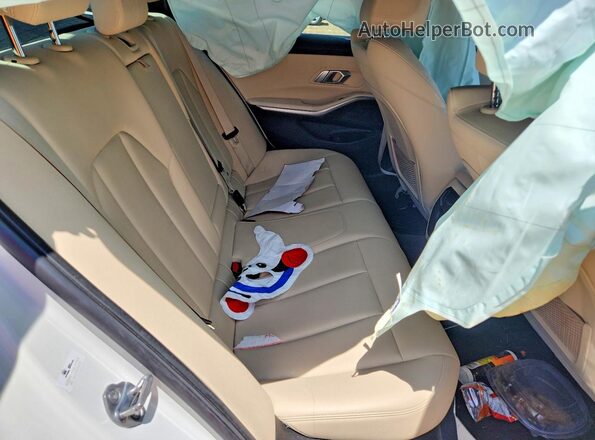 WBA5R1C52KAK09064 2019 BMW 3 SERIES White Widok tylnych siedzeń