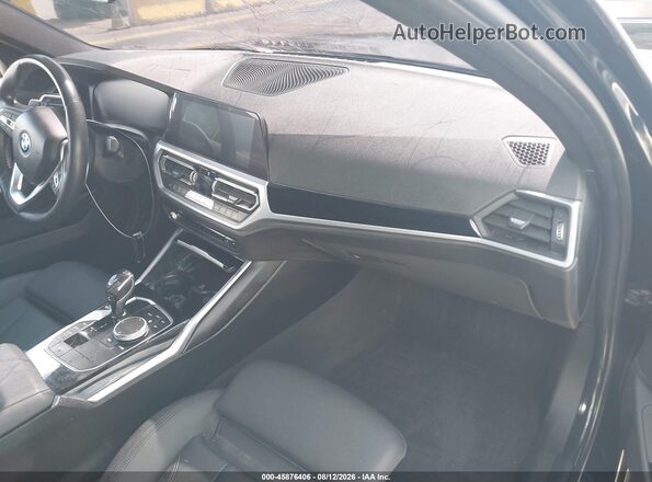 WBA5R1C53KAK10398 2019 BMW 3 SERIES Black Widok wnętrza z przodu