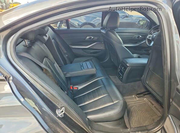 WBA5R1C56KAK07298 2019 BMW 3 SERIES Gray Вид задніх сидінь