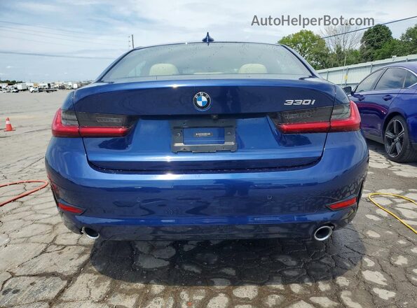 WBA5R1C56KFH32481 2019 BMW 3 SERIES Blue Հետևի տեսք