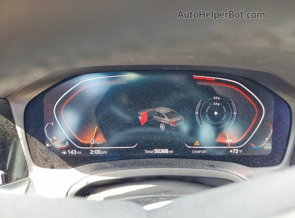 WBA5R1C56KFH32481 2019 BMW 3 SERIES Blue Սարքավորումների վահանակի տեսք