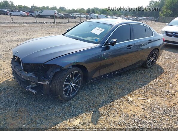 WBA5R1C59KAK09143 2019 BMW 3 SERIES Gray Передня ліва чверть