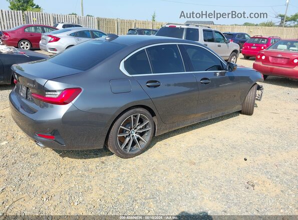 WBA5R1C59KAK09143 2019 BMW 3 SERIES Gray Задня права чверть