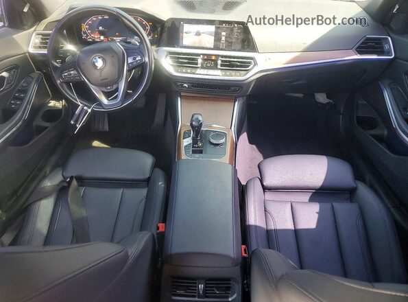 WBA5R7C08MFK82663 2021 BMW 3 SERIES Gray წინა პანელის ხედი