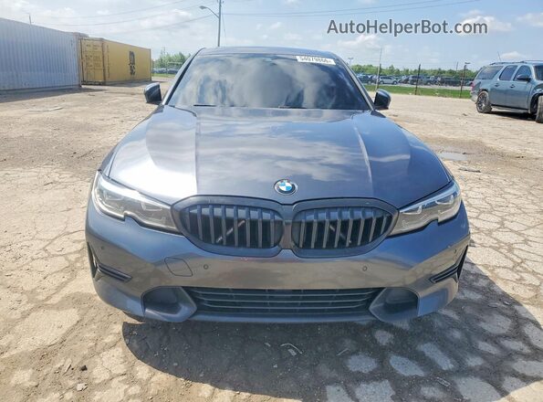 WBA5R7C08MFK82663 2021 BMW 3 SERIES Gray წინა ხედი