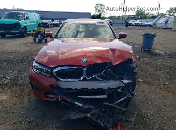 WBA5R7C51KAJ82619 2019 BMW 3 SERIES Orange Front view