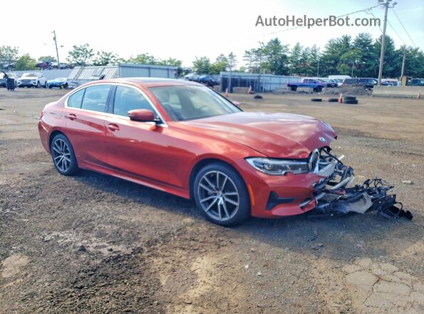 WBA5R7C51KAJ82619 2019 BMW 3 SERIES Orange Front right