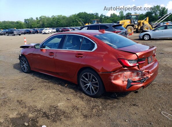 WBA5R7C51KAJ82619 2019 BMW 3 SERIES Orange Rear left