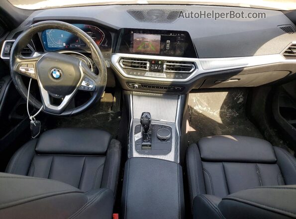 WBA5R7C51KAJ82944 2019 BMW 3 SERIES Black Առջևի վահանակի տեսք