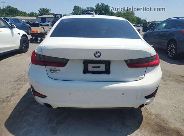 WBA5R7C51KAJ86699 2019 BMW 3 SERIES White უკანა ხედი