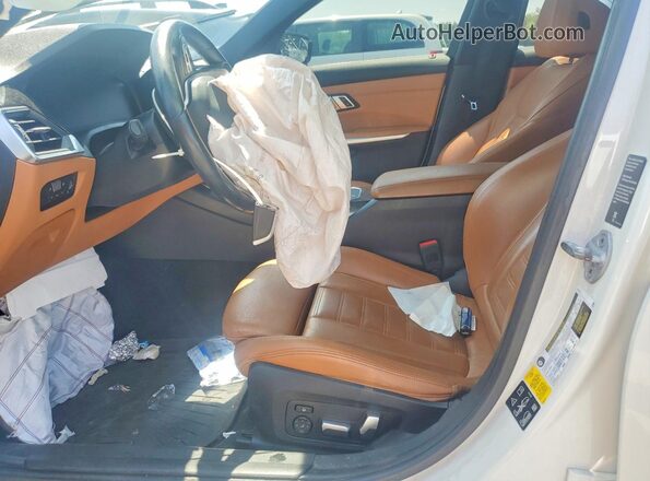WBA5R7C51KAJ86699 2019 BMW 3 SERIES White წინა სალონის ხედი
