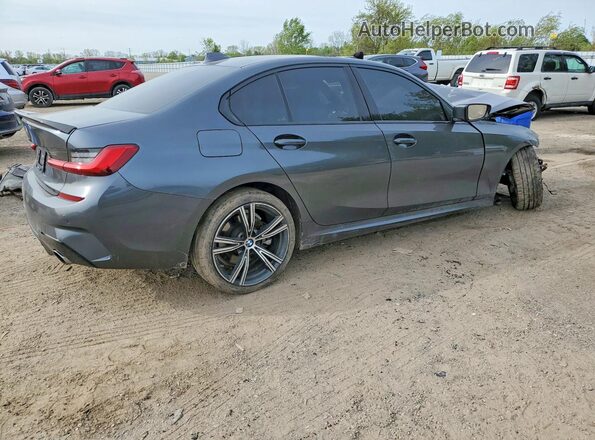 WBA5R7C52KAJ85710 2019 BMW 3 SERIES Gray Հետևի աջ