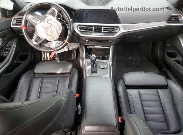 WBA5R7C52KAJ85710 2019 BMW 3 SERIES Gray Առջևի վահանակի տեսք