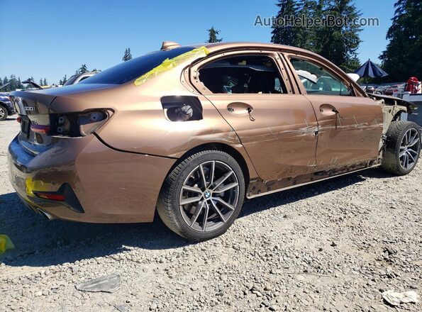 WBA5R7C53KAJ79544 2019 BMW 3 SERIES Brown უკანა მარჯვენა