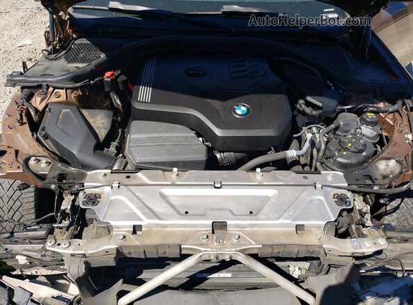 WBA5R7C53KAJ79544 2019 BMW 3 SERIES Brown უკანა სალონის ხედი