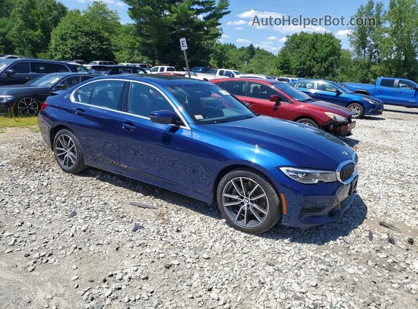 WBA5R7C53KAJ84520 2019 BMW 3 SERIES Blue წინა მარჯვენა