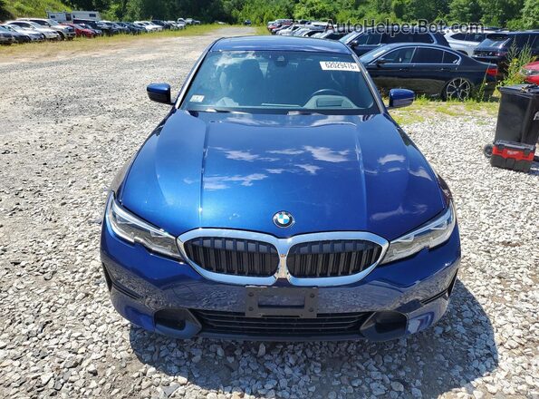 WBA5R7C53KAJ84520 2019 BMW 3 SERIES Blue წინა ხედი