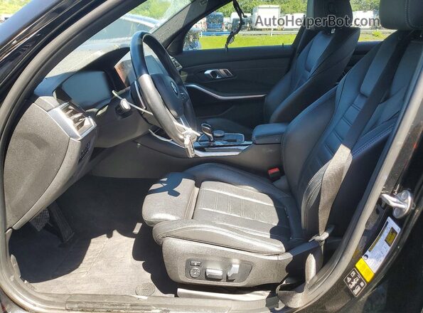 WBA5R7C55KAJ84681 2019 BMW 3 SERIES Black წინა სალონის ხედი