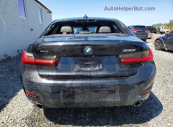 WBA5R7C55KAJ84681 2019 BMW 3 SERIES Black უკანა ხედი