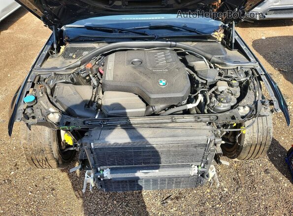 WBA5R7C58KAJ80625 2019 BMW 3 SERIES Black Widok wnętrza z tyłu