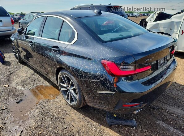WBA5R7C58KAJ80625 2019 BMW 3 SERIES Black Tył lewy