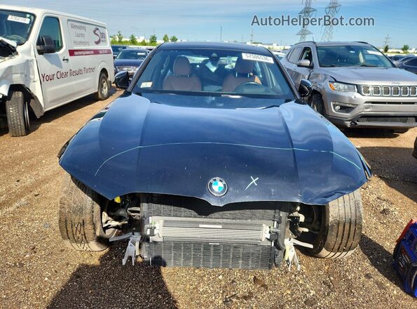 WBA5R7C58KAJ80625 2019 BMW 3 SERIES Black Widok z przodu