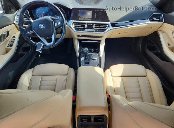 WBA5R7C59KAJ80164 2019 BMW 3 SERIES White წინა პანელის ხედი