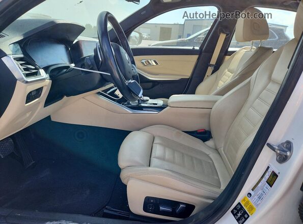 WBA5R7C59KAJ80164 2019 BMW 3 SERIES White წინა სალონის ხედი