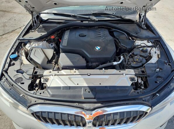 WBA5R7C59KAJ80164 2019 BMW 3 SERIES White უკანა სალონის ხედი