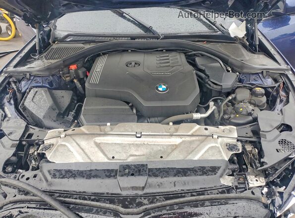 WBA5R7C5XKAJ83753 2019 BMW 3 SERIES Blue Սալոնի հետևի տեսք