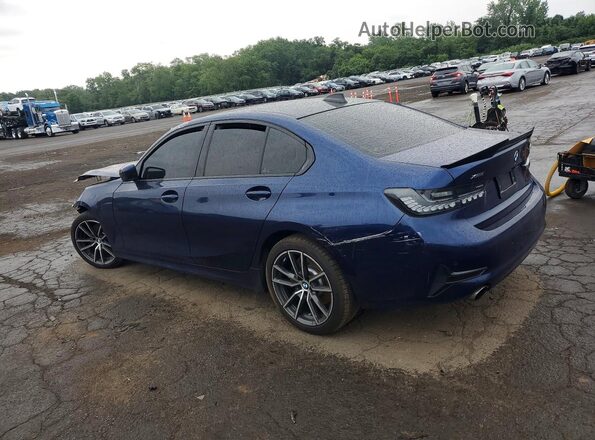 WBA5R7C5XKAJ83753 2019 BMW 3 SERIES Blue Հետևի ձախ