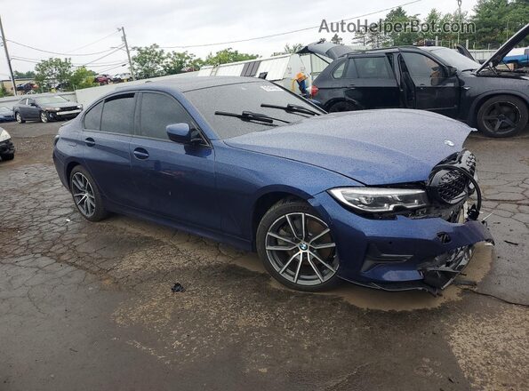 WBA5R7C5XKAJ83753 2019 BMW 3 SERIES Blue Առջևի աջ