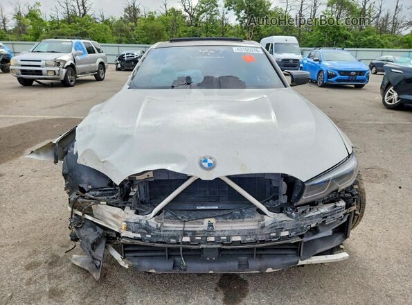 WBA5U7C06LA234668 2020 BMW M3 White Вид спереду