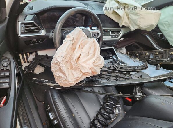 WBA5U7C06LA234668 2020 BMW M3 White Вид панелі приладів