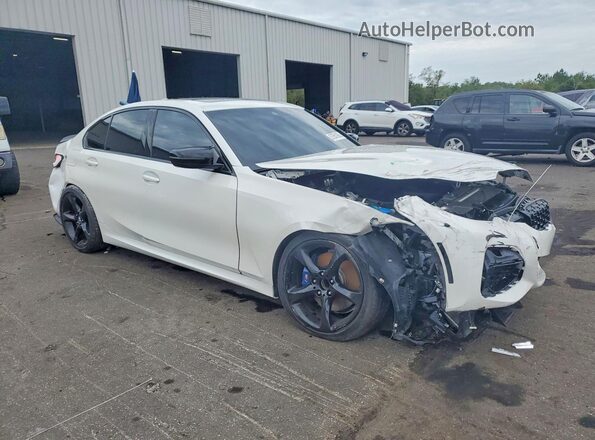 WBA5U7C07LFH31749 2020 BMW M3 White Передня права чверть