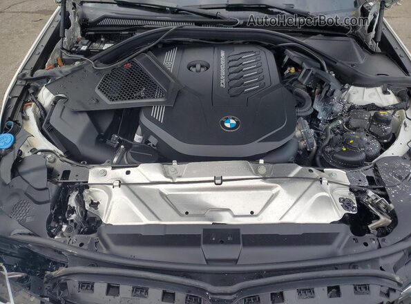 WBA5U7C07LFH31749 2020 BMW M3 White Вид задньої частини салону