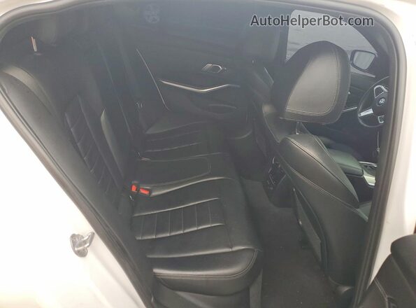 WBA5U7C07LFH31749 2020 BMW M3 White Вид задніх сидінь
