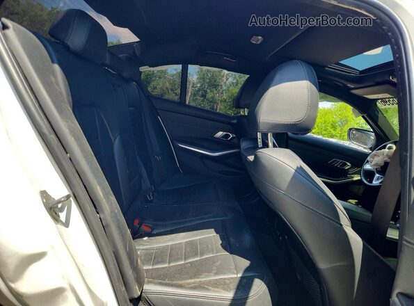 WBA5U9C02LA380982 2020 BMW M3 White Rear seats view