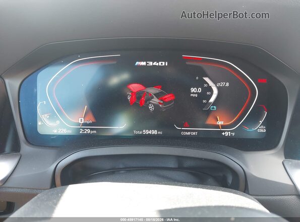 WBA5U9C03LFJ70281 2020 BMW M3 Черный Вид задних сидений