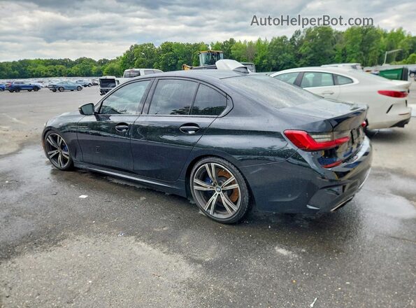 WBA5U9C04LFJ05391 2020 BMW M3 Черный Задняя левая четверть