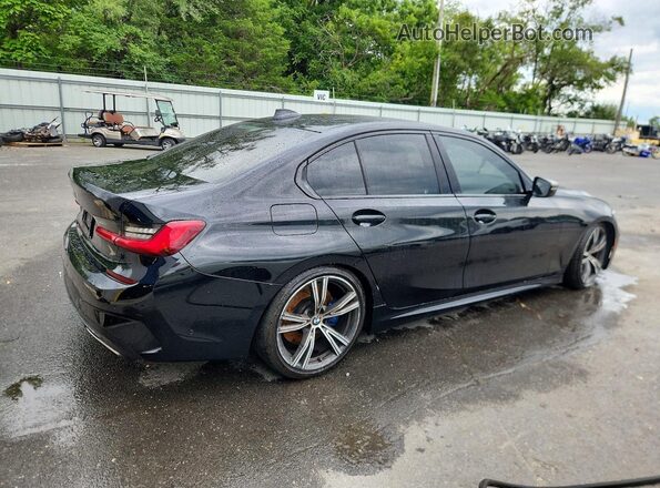 WBA5U9C04LFJ05391 2020 BMW M3 Черный Задняя правая четверть