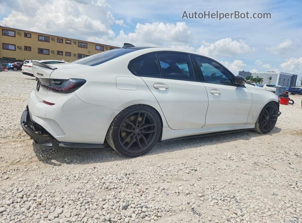 WBA5U9C05LA383522 2020 BMW M3 Белый Задняя правая четверть