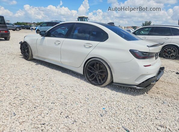 WBA5U9C05LA383522 2020 BMW M3 Белый Задняя левая четверть