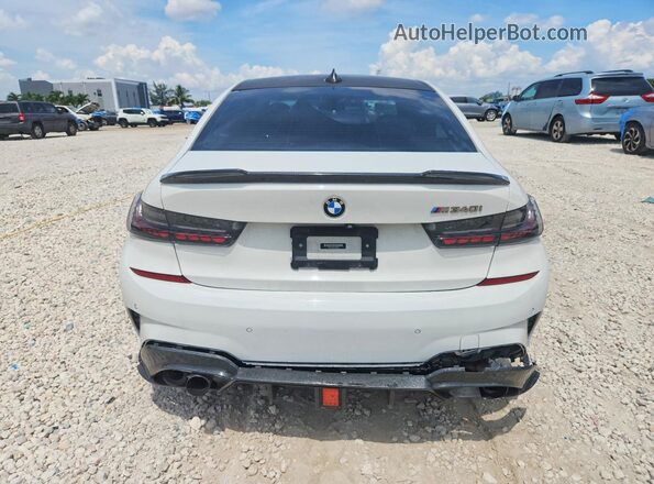 WBA5U9C05LA383522 2020 BMW M3 Белый Вид сзади