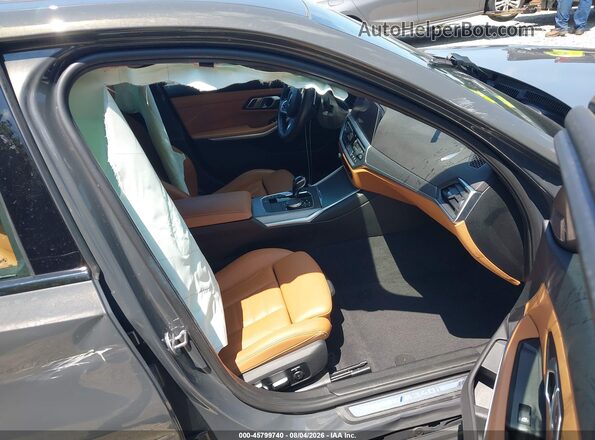 WBA5U9C05LFH02469 2020 BMW M3 Gray Front interior view