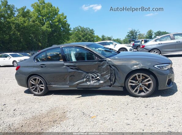 WBA5U9C05LFH02469 2020 BMW M3 Gray Rear interior view