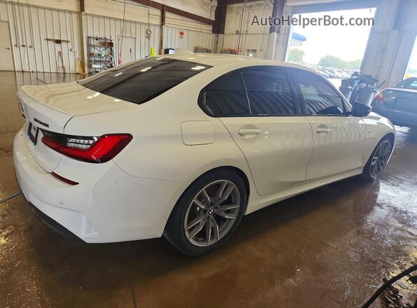 WBA5U9C06LAF54801 2020 BMW M3 White Задня права чверть