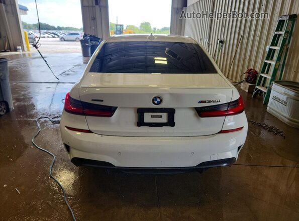 WBA5U9C06LAF54801 2020 BMW M3 White Вид ззаду